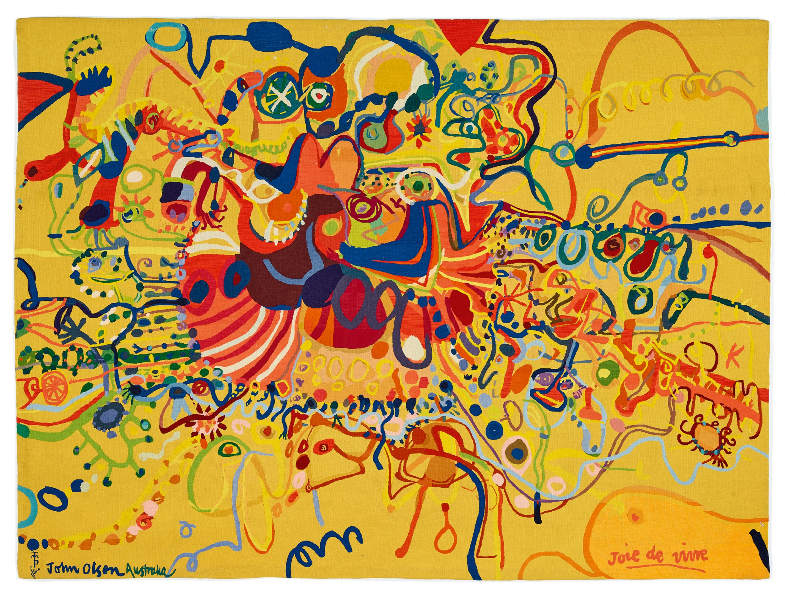John Olsen 画集　ジョン•オルセン ジョン・オルセン（John Olsen)の絵画にヒントを得たプロンプト